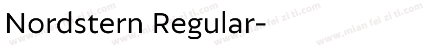 Nordstern Regular字体转换
